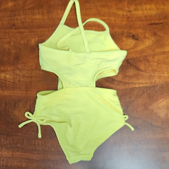 Cat & Jack Vibrant Yellow Kids Bikini - Picture 2 of 3